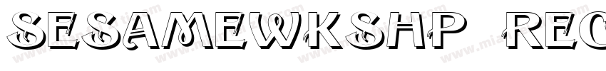 SesameWkshp Regular字体转换